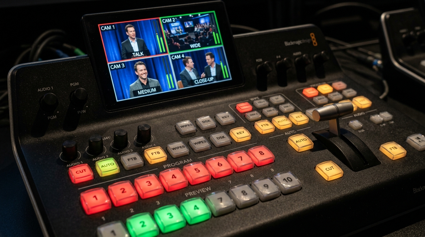 Pourquoi choisir la régie ATEM de Blackmagic pour la captation vidéo d'événement