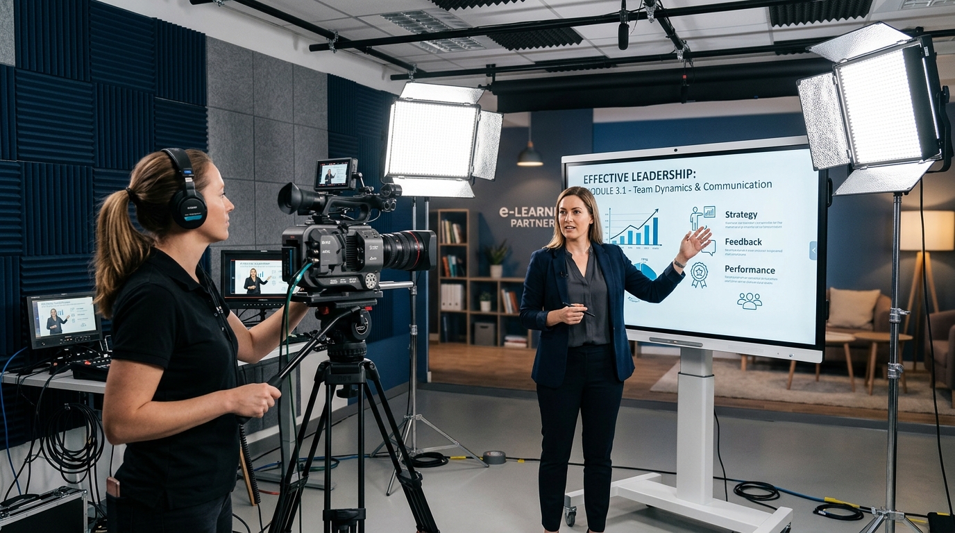Captation vidéo de formation d'entreprise et e-learning : méthode et restitution