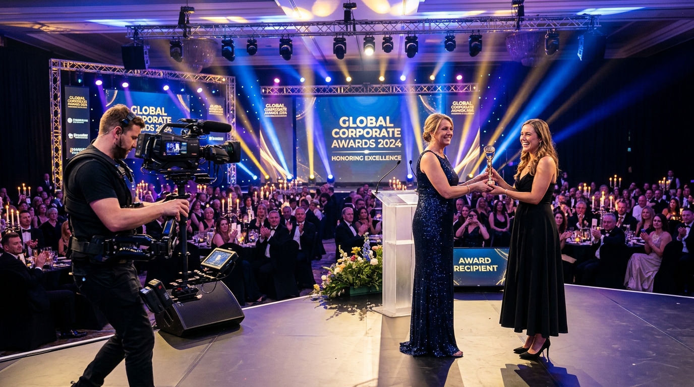 Comment réussir la captation vidéo d'une remise de prix ou d'une soirée de gala
