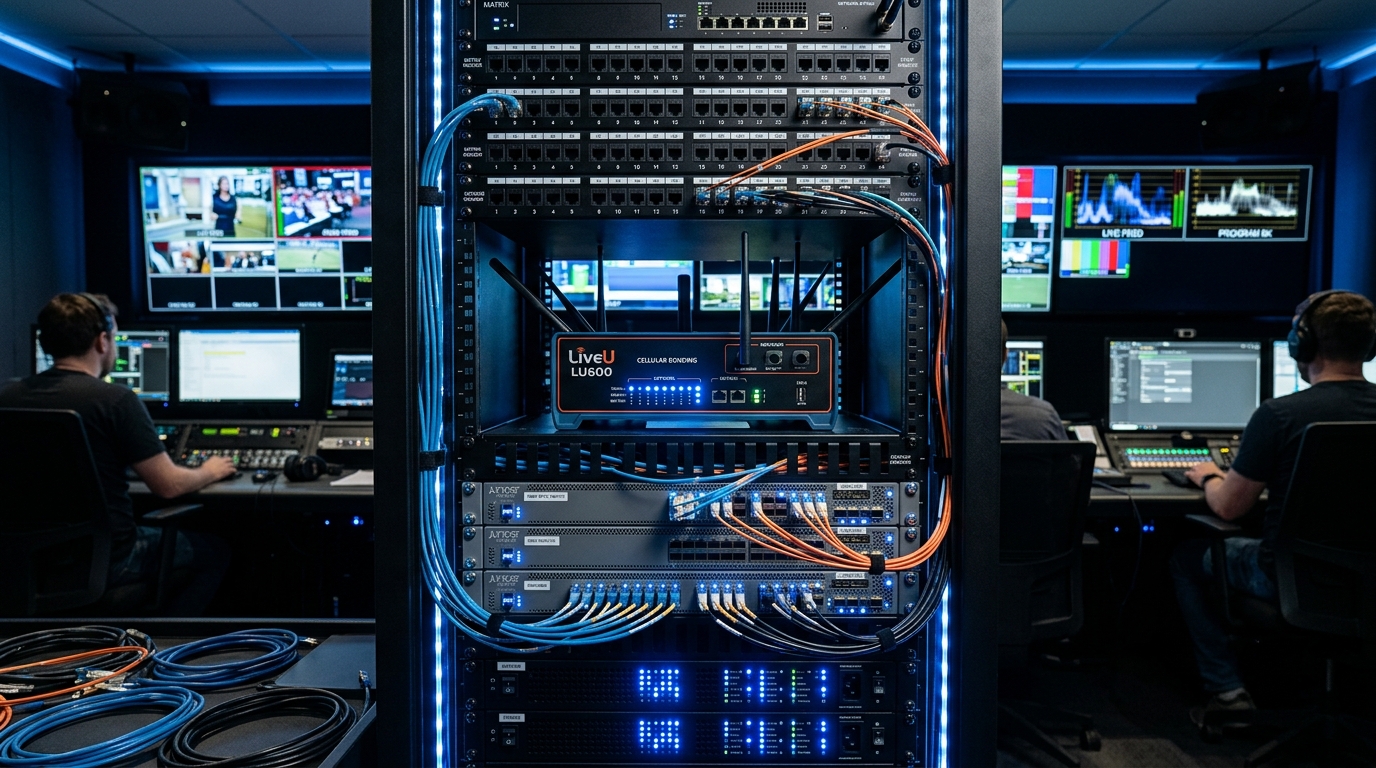 Sécurité du réseau Internet en livestream : 4G/5G Bonding, fibre dédiée et secours