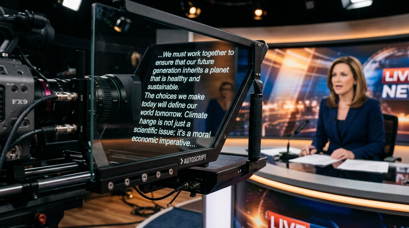 La gestion du Téléprompteur en régie vidéo : conseils pour orateurs et régisseur